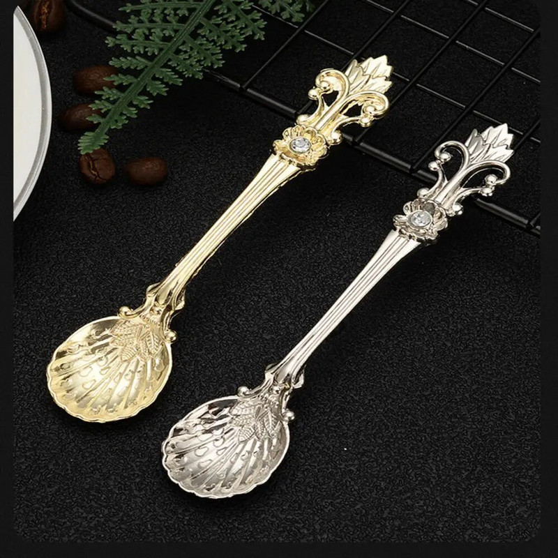 Креативна антична реплика Персонализирано многофункционално кафе Сладолед Смесена десертна лъжица Ръчно изработена декорация на маса Кухненски инструменти