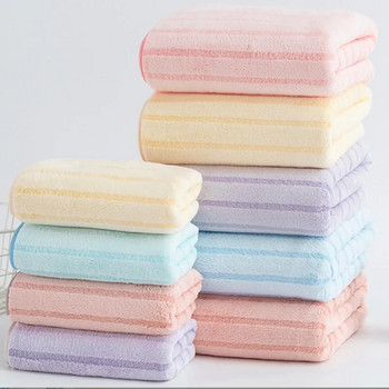 Големи кърпи за баня Сушене на кърпа за душ Мек абсорбиращ халат Хавлии от микрофибър Хавлиена кърпа за баня Халат за баня 70x140 см