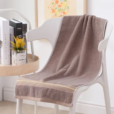 40*90cm-es meghosszabbított fürdőlepedő pamut Felnőtt Plus Size Sűrített nagytestű fürdőlepedők Nedvszívó puha nagy törölköző Fürdőszoba kellékek