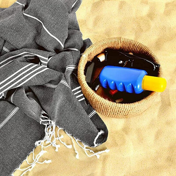 Турска памучна кърпа с голям пискюл 100X180 см, СПА, фитнес Раирана хавлиена кърпа, подходяща за къпане, плаж, плувен басейн
