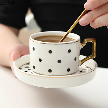 Керамика Комплект чаши за кафе и чинийки Мляко Чаши за чай Чаша за следобеден чай Чаши за вода Чаша за кафе Чаша за чай Домашни съдове за напитки Чаши за мляко