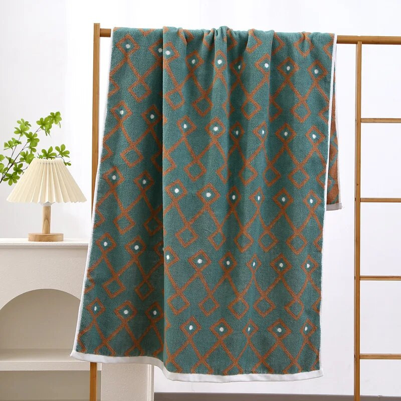 Novi muški, ženski pamučni ručnici za kupanje Veliki ručnici za plažu 70*140 cm Mekani ručnici za upijanje tuša u kupaonici