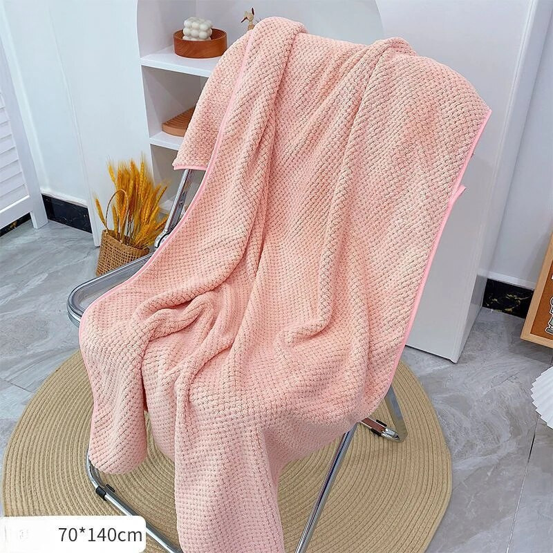 Prosoape de baie 140x70cm Prosoape de plajă mari Prosop de duș absorbant cu uscare rapidă Prosop din microfibră în carouri Halat de baie Halat de baie