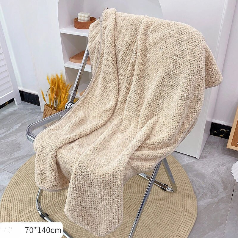 Prosoape de baie 140x70cm Prosoape de plajă mari Prosop de duș absorbant cu uscare rapidă Prosop din microfibră în carouri Halat de baie Halat de baie