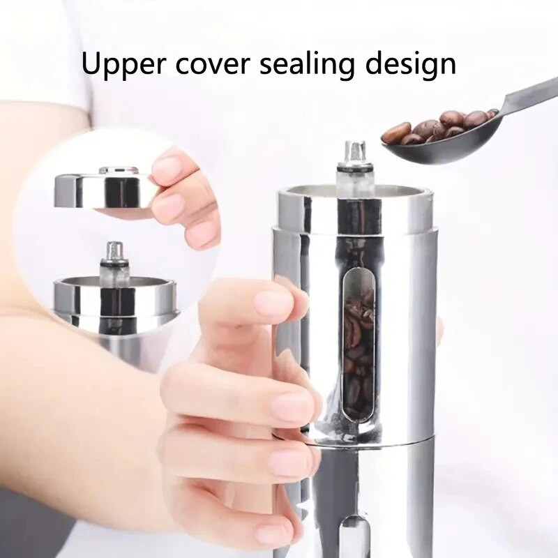 Prijenosni ručni mlin za kavu, ručni mlin za kavu, kućanski ručni aparat za kavu, ručni mlin, kuhinjski alati, alati za kavu
