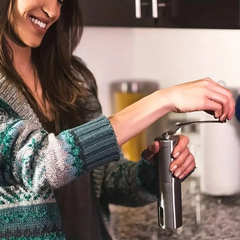 Prijenosni ručni mlin za kavu, ručni mlin za kavu, kućanski ručni aparat za kavu, ručni mlin, kuhinjski alati, alati za kavu