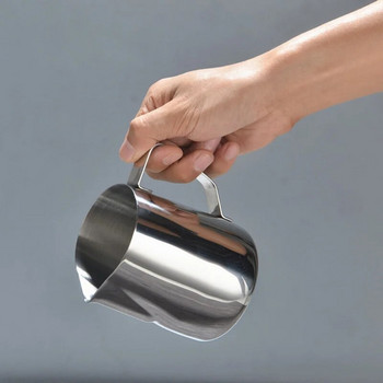 100/350/600ml Κανάτες γάλακτος Μόδα από ανοξείδωτο χάλυβα Milk Craft Milk Frothing Pitcher Coffee Latte Frothing Art Jug Pitcher Mug Cup