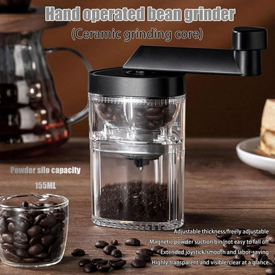 Ručni mlin za kavu za dom i vani, prijenosni mlin za espresso kavu, podesivi ručni brus, mljevenje zrna