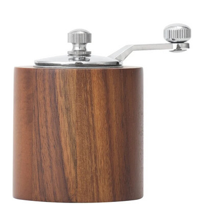 Drveni mlin za papar Ručni mlin za mljevenje lanenog sjemena Mlin za papar Podesiva krupnoća Kućna boca za mljevenje Ručni mlin za začine