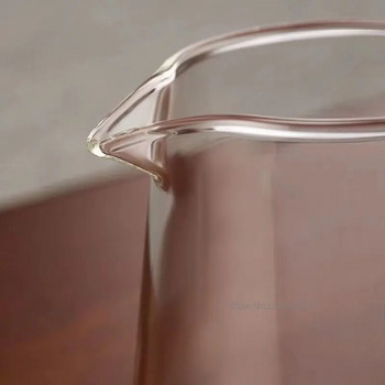 300/450/600ml Glass Pitcher Milk Pitcher Mini Glass Pitcher Διαφανές Coffee Pitcher Glass Tea Milk Pourer Glass Creamer Pot