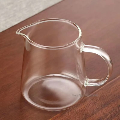 300/450/600ml ulcior de sticlă ulcior de lapte ulcior de sticlă mini ulcior de cafea transparent ulcior de sticlă ceai turnător de lapte oală de sticlă