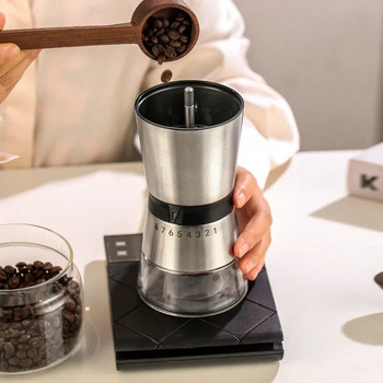 Χειροκίνητος μύλος καφέ Αξεσουάρ μύλου μύλου καφέ Φορητός παρασκευαστής Αξεσουάρ Espresso Bean Stainless Steel Manually Coffeeware