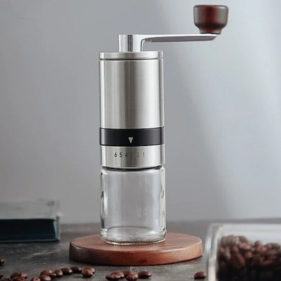 Ručni mlin za kavu Dodaci za ručni mlin za kavu Prijenosni aparat za pripremu espressa Pribor za kavu Zrno od nehrđajućeg čelika Ručno posuđe za kavu