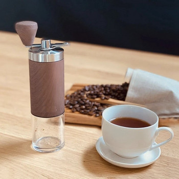 Мелничка за кафе на зърна от неръждаема стомана с регулируем капацитет на грубост за капково кафе еспресо френска преса