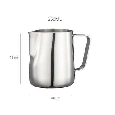 YouMi 100/150/250/350/600/1000ML 304 Latte Espresso kava od nehrđajućeg čelika Vrč za pjenjenje mlijeka Vrč za kavu