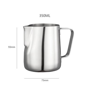 YouMi 100/150/250/350/600/1000ML 304 Latte Espresso kava od nehrđajućeg čelika Vrč za pjenjenje mlijeka Vrč za kavu