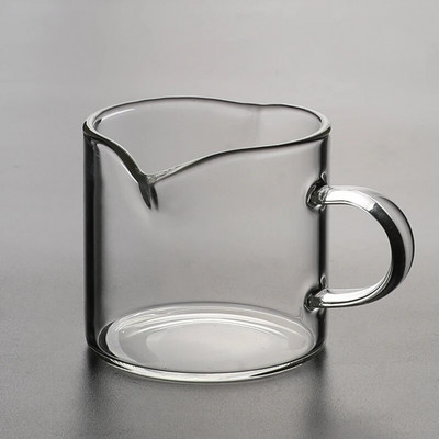 70 ml ESPRESSO karščiui atsparus stiklinis matavimo puodelis virtuvės maišytuvas espreso kavos puodeliui su dviguba burna uncijos puodeliu