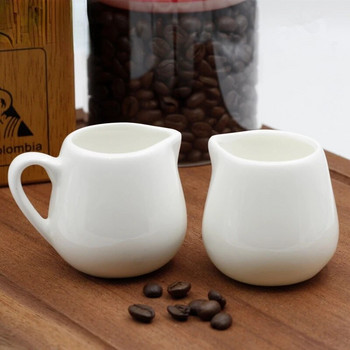 Европейски следобеден чай Кафе Кафе Керамична кана за мляко Бариста Кафемашина Инструменти Кана за мляко Чаша Cafeteira Espumador De Leche