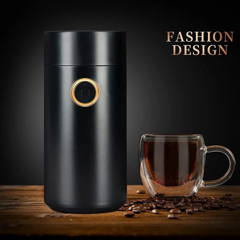 „Big Deal“ elektrinė, 12 puodelių, 150 W kavos malūnėlis elektrinis nerūdijančio plieno malūnėlis su šepetėliu prieskoniams, žolelėms, riešutams, grūdams EU Plu