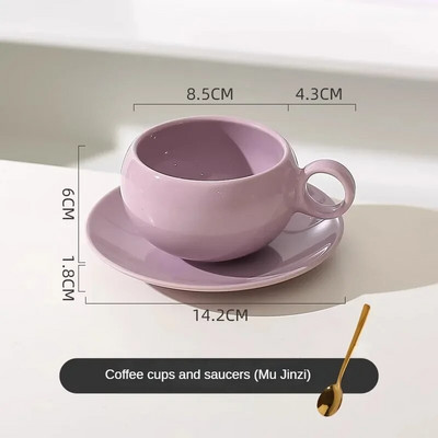 KAWASIMAYA šalica za kavu, visokokvalitetna izvrsna ženska šalica visoke vrijednosti, keramička posuda za poslijepodnevni čaj Set šalica i tanjurić
