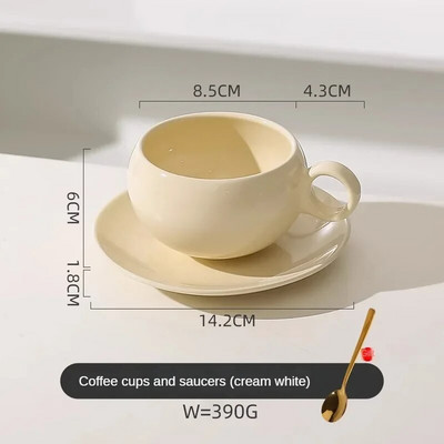 KAWASIMAYA šalica za kavu, visokokvalitetna izvrsna ženska šalica visoke vrijednosti, keramička posuda za poslijepodnevni čaj Set šalica i tanjurić