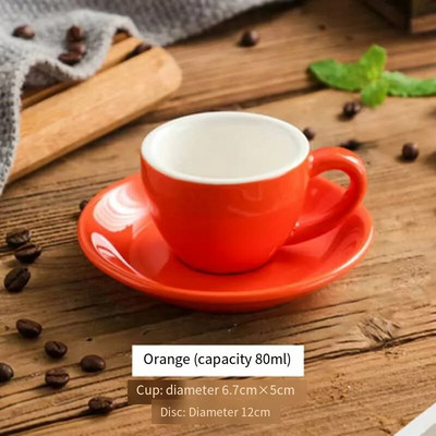 Ekstra jaka mini šalica za espresso 75 ml keramička šalica za espresso u boji jaja i set tanjurića