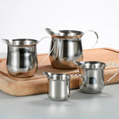 Pieno putojimo ąsotis nerūdijančio plieno espreso kavos garų kavai Barista Craft Latte kapučino pieno grietinėlės puodelio putų ąsotis