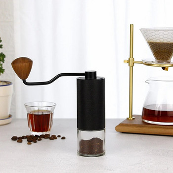 Χειροκίνητος μύλος καφέ Φορητός μύλος μύλου με διπλό ρουλεμάν Μύλος μύλου για κόκκους καφέ Mini Coffee Milling
