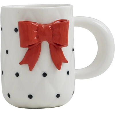 Корейска персонализирана креативна чаша за кафе чаша за чай чаша за закуска чаша чаша триизмерна чаша за кафе във формата на лък Десертна чиния