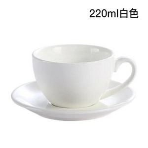 Чаша за кафе капучино в европейски стил, керамична чаша лате, комплект лъжици с чинийки, чаша лате по поръчка, ярка цветна глазура, 220 ml