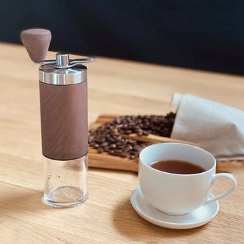 Кафемелачка Мелничка за кафе на зърна от неръждаема стомана с регулируем капацитет на грубост за капково кафе еспресо френска преса