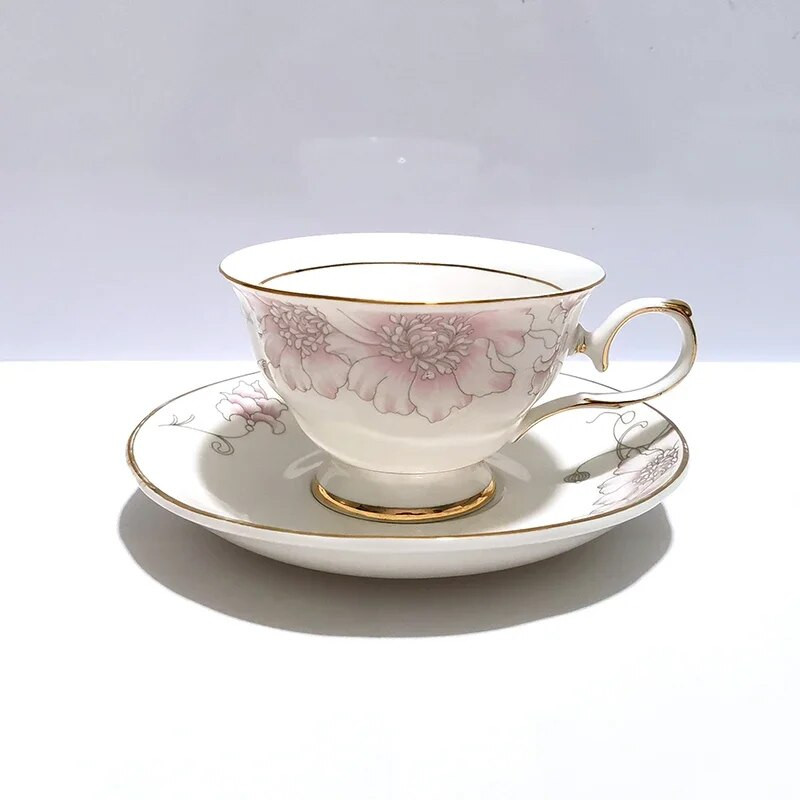 Servis za kavu Šalice za kavu Servis za čaj Porculansko porcelansko posuđe Šalice za kavu 200 ml Set tanjurića Keramički rođendanski dar Besplatna dostava