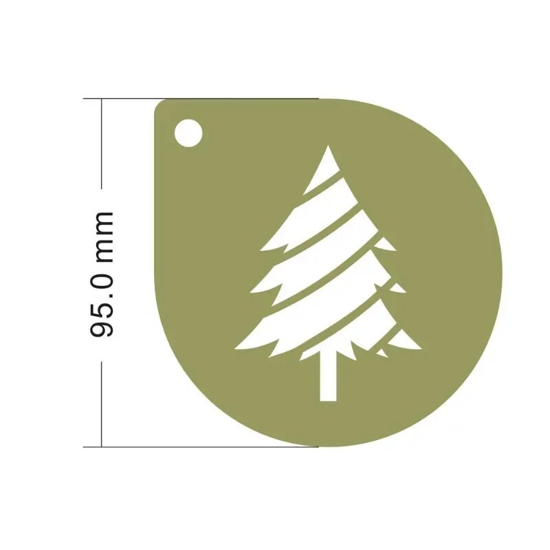 16 komada plastičnih cvjetova za povlačenje božićnih kalupa za cappuccino Alati za kavu Otmjeni tiskani kolači za kruh Mliječne pjene Šablone za prskanje