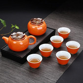Creative Teaware Persimmon Model Kung Fu Keramički set za čaj Set lonaca za čaj i šalice Gaiwan Teeware Teware Cups Šalice za čaj Čajnik za kavu Šalica za čaj