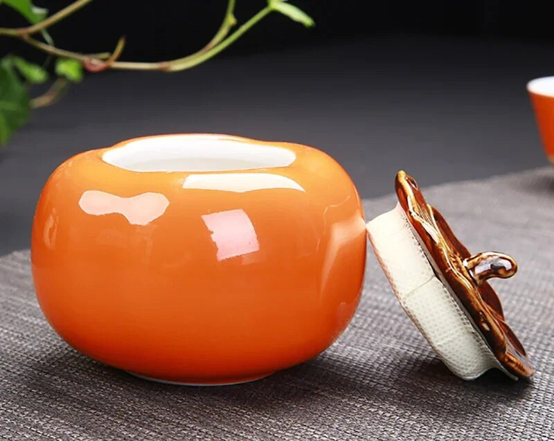 Creative Teaware Persimmon Model Kung Fu Keramički set za čaj Set lonaca za čaj i šalice Gaiwan Teeware Teware Cups Šalice za čaj Čajnik za kavu Šalica za čaj