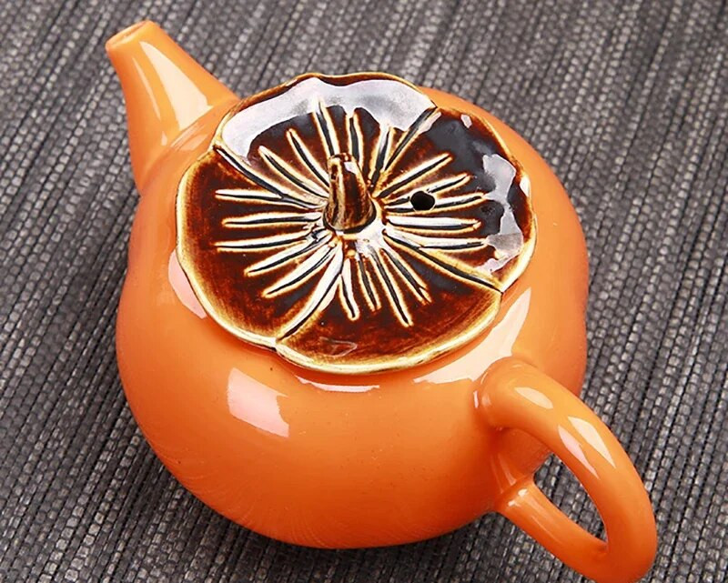 Creative Teaware Persimmon Model Kung Fu Keramički set za čaj Set lonaca za čaj i šalice Gaiwan Teeware Teware Cups Šalice za čaj Čajnik za kavu Šalica za čaj