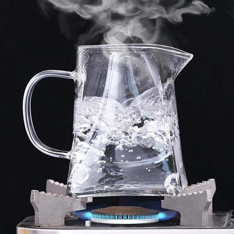 Čajnik s infuzerom Filter za čaj od nehrđajućeg čelika Kuhalo za čaj s cvijećem Kung Fu Set za čaj Droshipping Čajnik od četvrtastog stakla otporan na toplinu