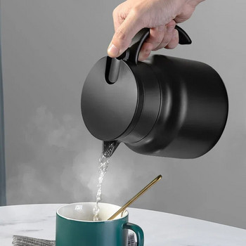 316 Изолиран чайник от неръждаема стомана Домакински чайник с голям капацитет за разделяне и варене на чай Преносима чаша Кафе