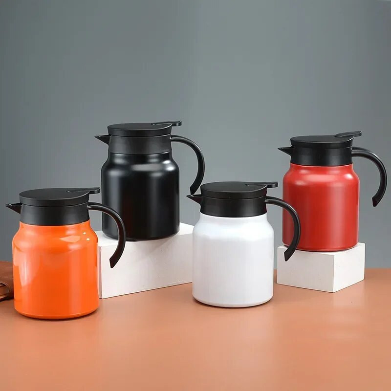 316 Изолиран чайник от неръждаема стомана Домакински чайник с голям капацитет за разделяне и варене на чай Преносима чаша Кафе