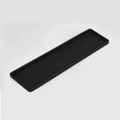 Silikoninis minkštas kilimėlis organizatoriaus padėklas neslystantis kilimėlis plastikinis plokščias 276 mm neslystantis sukamasis butelių laikiklis vonios kambariui arba stalviršiui