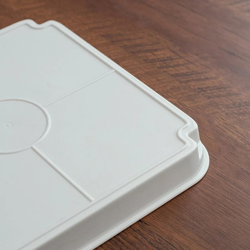 Četvrtasti, jednostavni pladanj za čaj za natapanje, ekološki prihvatljiva drvena ploča za pohranjivanje drenažne vode