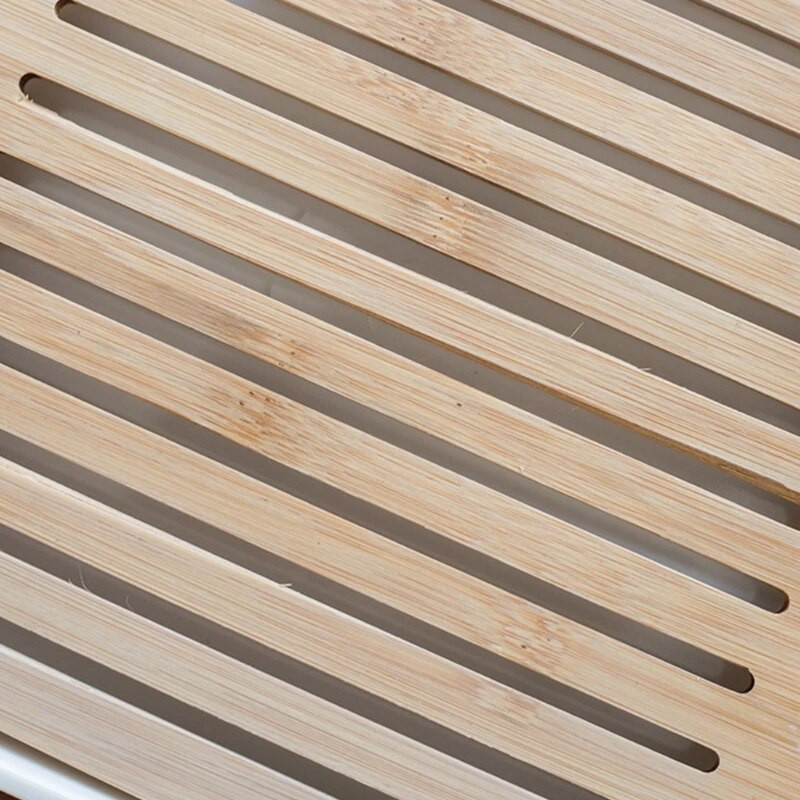 Četvrtasti, jednostavni pladanj za čaj za natapanje, ekološki prihvatljiva drvena ploča za pohranjivanje drenažne vode