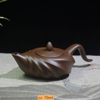 Mini ljubičasti glineni čajnik Zhu Mud čajnik malog kapaciteta Kineski dodaci za ceremoniju čaja Prilagođeni kućni set za čaj Dekoracija