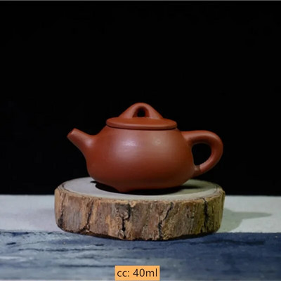 Mini ljubičasti glineni čajnik Zhu Mud čajnik malog kapaciteta Kineski dodaci za ceremoniju čaja Prilagođeni kućni set za čaj Dekoracija