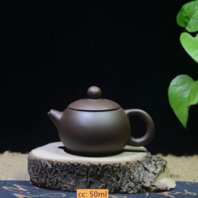 Mini ljubičasti glineni čajnik Zhu Mud čajnik malog kapaciteta Kineski dodaci za ceremoniju čaja Prilagođeni kućni set za čaj Dekoracija