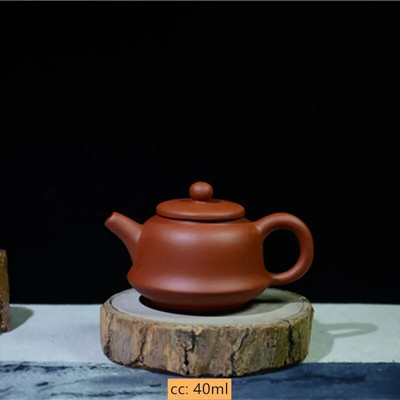 Mini ljubičasti glineni čajnik Zhu Mud čajnik malog kapaciteta Kineski dodaci za ceremoniju čaja Prilagođeni kućni set za čaj Dekoracija