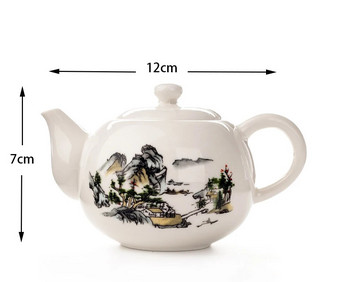 Κινεζικό Kung Fu Tea Pot Dehua Kettle Clay Coffee Teapot Teapot and Cup Set Gaiwan Samovar Coffeeware Teaware Teeware Teware Bar