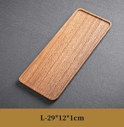 Ovaalse kujuga bambusest puidust taldrik Kreeka pähkli puidust kandik ristkülikukujuline taldrik Puuviljade säilitusalused Hotelli kodukaunistustarbed