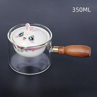 Naujo stiliaus keraminis stiklinis arbatinukas Kinijos Gongfu arbatinukas 360 rotacijos arbatos virimo aparatas Automatinis vieno puodo arbatinukas arbatai