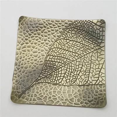 Varinis arbatos padėkliukas lėkštė Japoniškos arbatos ceremonijos priedai Izoliacinis padėklas Rankų darbo puodelių laikiklis Bronzinis padėkliukas Arbatos kilimėlis